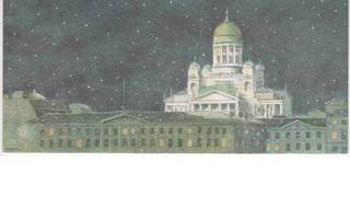 kortti Helsinki kirkko - erilaisia kotim. taiteilijoilta
