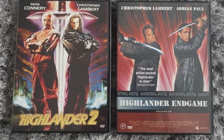 Highlander 2  & Highlander - EndGame  (1991/2000) DVD