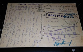 Kenttäposti Kortti Palautusleimoin 1941 PK850/15