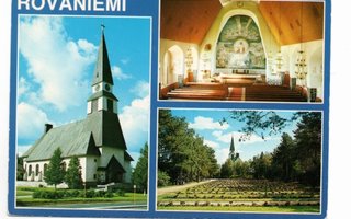 Rovaniemi: kirkko  ja sankarihaudat
