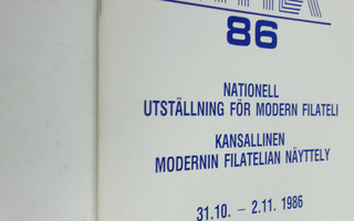 NYFILA 86' : Nationell utställning för modern filateli - ...