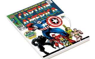 CAPTAIN AMERICA MAGNET NOTEPAD	(45 389)	15 x 11cm muistivihk