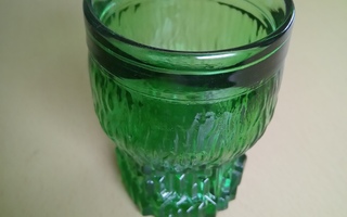 Vintage Vihreä lasi