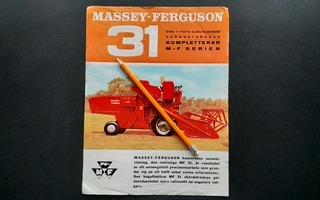 Massey-Ferguson 31 puimurin esite 60-luku