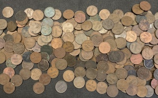 Tsaarin 5 pennisiä paljon eri vuosia -1917