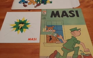 MASI 1964- 6 B TILAAJALAHJA + KORTTI+ POSTIKUORI