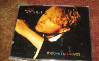 DAN HARTMAN - THE LOVE IN YOUR EYES - CD SINGLE