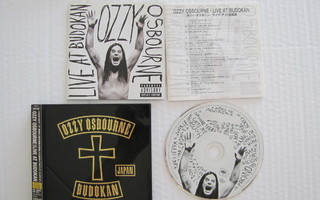 Ozzy Osbourne Live At Budokan Japanilainen CD OBI