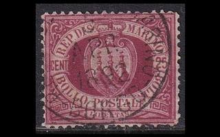 San Marino 7 o Vaakuna 25 C (1890)