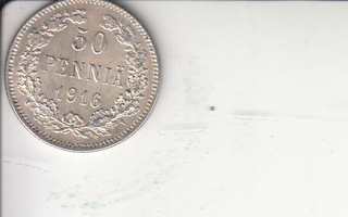 50 penniä 1916 silver    kl 8