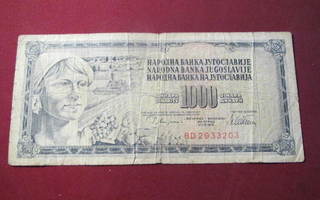1000 dinara 1978 Jugoslavia