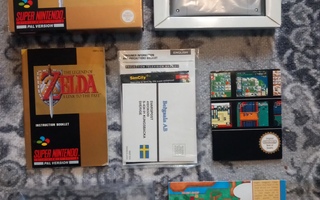 Legend of Zelda A Link to the Past Snes CIB SCN