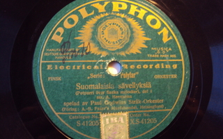 78 rpm Suomalaisia sävellyksiä del 1-2