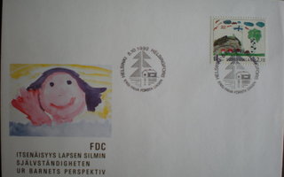 FDC 1992 itsenäisyys lapsen silmin