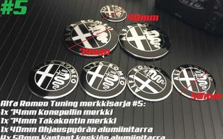 Alfa Romeo Tuning merkkisarjat (7-osaiset) Mustat