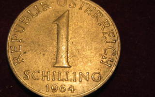 1 shilling 1964. Itävalta-Austria