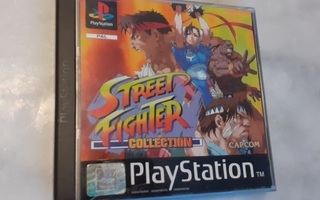 PS1 Street Fighter Collection PAL RARE