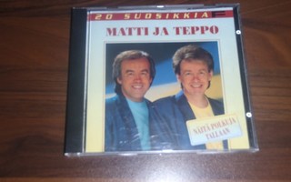 MATTI JA TEPPO - 20 SUOSIKKIA .cd ( Hyvä kunto )