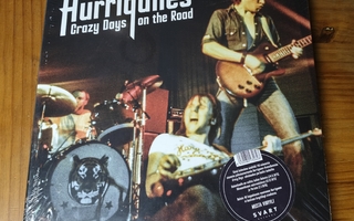 Hurriganes Crazy Days on the Road LP MUSTAT VINYYLIT boxi