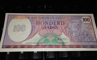 Suriname 100 Gulden 1985 sn326 UNC
