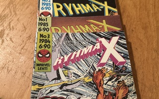 Ryhmä -x lehtiä 1984-85, 8 kpl