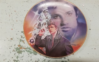 Elvis Presley keräilylautanen (  blue christmas  )
