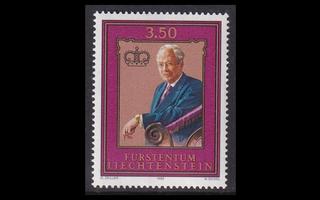 Liechtenstein 903 ** Prinssi Franz Joseph II 80v (1986)