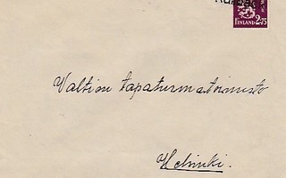 1940 Kirje  , rivileima Kallbäck