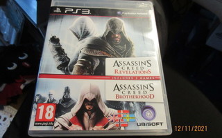 PS3 Assassin`s Creed Revelations+ Brotherhood. CIB