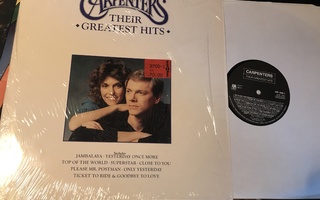 Carpenters Their Greatest Hots LP 1990 in schrink