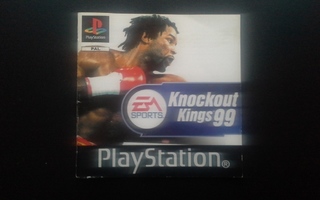 PS1: Knockout Kings 99 pelin manuaali, englanti
