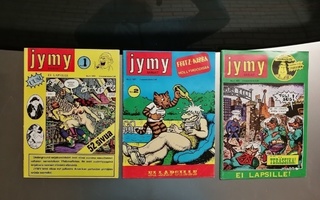 JYMY ja HUULI- lehdet 70-luvulta