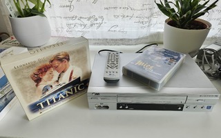 LG LV4981 Video + TITANIC Keräilijäpainos VHS + Aki Kaurismä