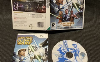 Star Wars The Clone Wars - LightSaber Duels Wii - CiB