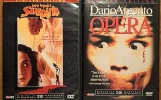SUSPIRIA (1977) LE 3-Disc Set + OPERA (1987) LE 2-Disc OOP!!