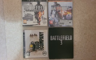 Battlefield 3/4 + Bad Company 1/2 (PS3)