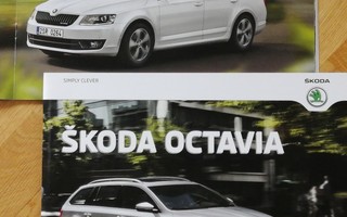 2015 Skoda Octavia esite - KUIN UUSI - 60 sivua - suom
