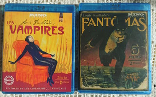 Fantômas (1913) & Les Vampires (1915) A-alue BD