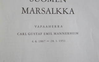Suomen Marsalkka Vapaaherra Carl G E Mannerheim