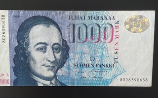 1000 markan seteli v. 1986 Litt. A