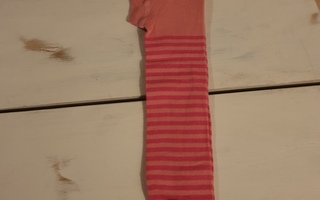 UUDET vaaleanpuna-raidalliset sukkahousut, koko 92 cm