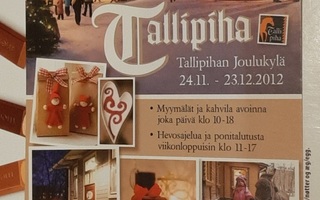 Tampere. Tallipihan Joulukylä v. 2012