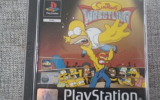 PS1 - The Simpsons Wrestling ( CIB )