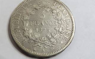 Ranska 5 francs 1873