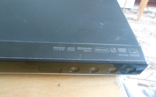 LG DVX482 DVD player + kaukosäädin. Toimii.
