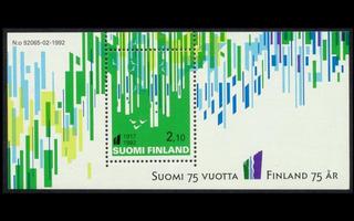 1183BL9 ** Suomi 75 vuotta (1992)