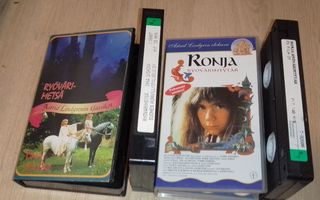 VHS Ronja , Astrid Lindgren 2kpl