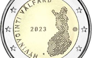 Suomi 2023 2 € Hyvinvointi 2e kolikko