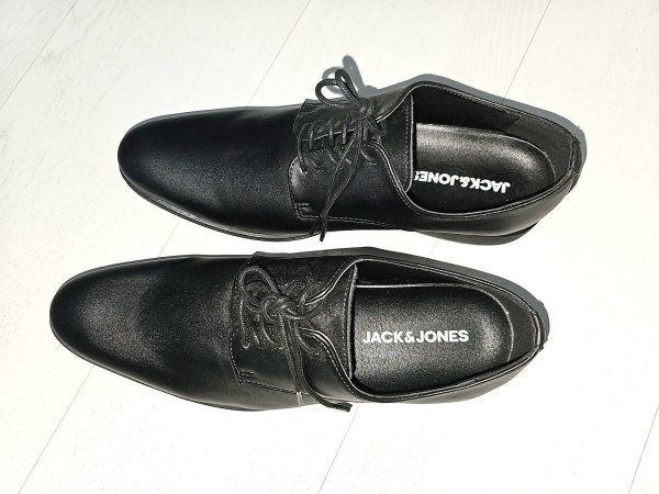 Jack & Jones kävelykengät, musta, uusi, koko 45