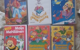 Vhs lastenelokuvat yht hintaan